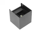 OPRAWA LED MISSOURI-O, 7W, 540lm, AC220-240V, 50/60 Hz, PF>0,5, Ra≥80, IP54, IK08, 4000K, KWADRAT, CZARNY