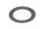 OPRAWA LED ORIS PLUS, DOWNLIGHT, 7W, CZARNA, 3000K, 560lm, AC220-240V, WPUSZCZANA, IP20, 120°