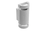 OPRAWA ŚCIENNA DWUKIERUNKOWA SILVA, GU10, max. 50W, IP54, AC 220-240V, 50/60Hz, SZARA