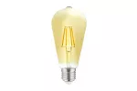 ŹRÓDŁO ŚWIATŁA LED, FILAMENT VINTAGE, A-G, ST64, 3000K, E27, 4,0W, AC220-240V, 360°, 300lm, 44mA