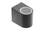 OPRAWA ŚCIENNA JEDNOKIERUNKOWA, TIAGO, GU10, max. 35W, IP54, AC 220-240V, 50/60Hz, CZARNA