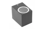 OPRAWA ŚCIENNA JEDNOKIERUNKOWA, TIAGO KW, GU10, MAX.35W, IP54, AC220-240V, 50/60Hz, CZARNA