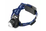 LATARKA CZOŁOWA LED NA BATERIE 2XAAA, 6W, 350lm, 6400K, 275m, IP44, CZARNA