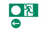 PIKTOGRAM WYJŚCIE EWAKUACYJNE UNIWERSALNE,150X300, OA-PIKTO2-15