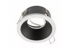 SUFITOWA OPRAWA PUNKTOWA ELVA, IP54, OKRĄGŁA, Ø85x45mm, BIAŁA/CZARNA