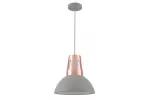OPRAWA SUFITOWA ARTEMIA L, 2447, AC220-240V, 50/60Hz, 1*E27, max.40W, IP20, 34,5cm, POJEDYNCZA, SZARA