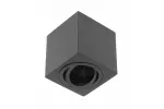 OPRAWA SUFITOWA AVEIRO BIS, max. 250V, 50/60Hz, 80x80x90mm, IP20, max 20W, KWADRATOWA, CZARNA