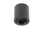 OPRAWA SUFITOWA AVEIRO BIS, max. 250V, 50/60Hz, 80x90mm, IP20, max 20W, OKRĄGŁA, CZARNA