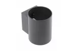 OPRAWA ŚCIENNA  CAMPIONE, ALUMINIUM, G9, IP20, max. 40W, IP20, OKRĄGŁA, CZARNA