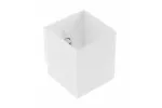 OPRAWA ŚCIENNA  CAMPIONE II, G9, IP20, max. 40W, IP20, max. 250V, 50/60 Hz, KWADRATOWA, BIAŁA