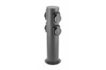 SŁUPEK OGRODOWY CORTA-P 36, IP54, AC220-240V, 50-60Hz, 4*GNIAZDO SCHUKO, max.3500W, SŁUPEK, GRAFIT