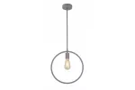 OPRAWA SUFITOWA FIJA, 2935, KOŁO, AC220-240V, 50/60Hz, 1*E27, max.40W, IP20, ŚREDNICA 31,5cm, POJEDYNCZA, SZARA