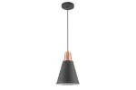 OPRAWA SUFITOWA GIANNI, 9974, AC220-240V, 50/60Hz, 1*E27, max.40W, IP20, ŚREDNICA 22cm, POJEDYNCZA, CZARNO/ZŁOTA