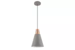 OPRAWA SUFITOWA GIANNI, 8051, AC220-240V, 50/60Hz, 1*E27, max.40W, IP20, ŚREDNICA 22cm, POJEDYNCZA, SZARO/ZŁOTA