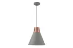 OPRAWA SUFITOWA GIANNI L, 8167, AC220-240V, 50/60Hz, 1*E27, max.40W, IP20, ŚREDNICA 32cm, POJEDYNCZA, SZARO/ZŁOTA
