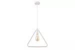 OPRAWA SUFITOWA GIJA, 2812, TRÓJKĄT, AC220-240V, 50/60Hz, 1*E27, max.40W, IP20, 38cmx10cm, POJEDYNCZA, BIAŁA