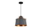 OPRAWA SUFITOWA GOA, 3550, AC220-240V, 50/60Hz, 1*E27, IP20, ŚR. 32 cm, POJEDYNCZA, SZARA