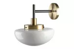 OPRAWA ŚCIENNA LAMIA 2, 3759, max250V, 50/60Hz, 1*E27, max.40W, IP20, śr. 30, 6 cm, CZARNO/ZŁOTA