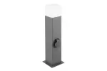 OPRAWA OGRODOWA LARGO-P 50, E27, MAX.15W, IP44, AC220-240V, 50-60Hz, GNIAZDO max. 2500W, SŁUPEK, GRAFIT