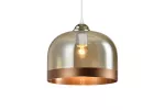 OPRAWA SUFITOWA LATI, 7146, AC220-240V, 50/60Hz, 1*E27, IP20, ŚREDNICA 23,5 cm, POJEDYNCZA, BURSZTYNOWY