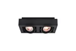OPRAWA SUFITOWA LOID, 4700, AC220-240V, 50/60 Hz, IP20, 2*GU10, ES11, PODWÓJNA, CZARNA