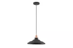 OPRAWA SUFITOWA LORET L, 9721, AC220-240V, 50/60Hz, 1*E27, max.40W, ŚREDNICA 34,8 cm, IP20, POJEDYNCZA, CZARNA