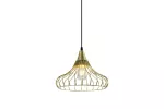 OPRAWA SUFITOWA LOTTE, 2646, AC220-240V, 50/60Hz, 1*E27, IP20,ŚREDNICA 33 cm, POJEDYNCZA, ZŁOTA