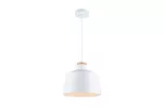 OPRAWA SUFITOWA MARGUS, 3086, AC220-240V, 50/60Hz, 1*E27, IP20, ŚR. 30 cm, POJEDYNCZA, BIAŁA, OS-MARG-00-DEC