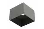 OPRAWA SUFITOWA SAKURA, ALUM., 120x120x85, IP20, ES111, GU10, KWADRAT, CZARNA