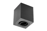 OPRAWA SUFITOWA SENSA, ALUM. 90x90x115mm, IP20, MAX 50W, KWAD. CZARNA.
