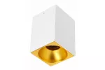OPRAWA SUFITOWA TENSA, ALUM., 90x90x140, IP20, GU10, KWADRAT, BIAŁA