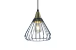 OPRAWA SUFITOWA TESS, 2578, AC220-240V, 50/60Hz, 1*E27, IP20,ŚREDNICA 24 cm, POJEDYNCZA, NIEBIESKA