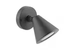 OPRAWA OGRODOWA LUSTINO-D, GU10, MAX.20W, IP44, AC220-240V, 50-60Hz, KINKIET DOLNY, GRAFIT