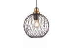 OPRAWA SUFITOWA VIELA 1, 6972, AC220-240V, 50/60Hz, 1*E27, IP20, ŚREDNICA 25 cm, POJEDYNCZA, CZARNA
