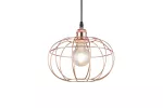 OPRAWA SUFITOWA VIELA 4, 7047, AC220-240V, 50/60Hz, 1*E27, IP20, ŚREDNICA 27,5 cm, POJEDYNCZA, MIEDZIANA