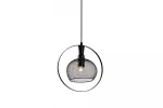 OPRAWA SUFITOWA XALIS 1, 7214, AC220-240V, 50/60Hz, 1*E27, IP20, ŚREDNICA 30 cm, POJEDYNCZA, CZARNA