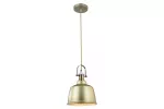 OPRAWA SUFITOWA ZENIT II, 4043, AC220-240V, 50/60Hz, 1*E27, IP20, ŚR.22,5CM, POJEDYNCZA, ZŁOTA