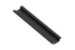 PROFIL ALUMINIOWY LED Z KOŁNIERZEM GLAX CZARNY MAT 2m (WPUSZCZANY)