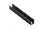 PROFIL ALUMINIOWY LED NAKŁADANY GLAX MINI WYSOKI 14mm CZARNY MAT 2m
