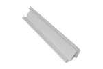 PROFIL ALUMINIOWY LED KĄTOWY - NAKŁADANY GLAX SILVER L=2 m