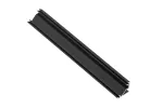 PROFIL ALUMINIOWY LED KĄTOWY - NAKŁADANY GLAX CZARNY MAT 2m