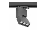 OPRAWA LED NA SZYNOPRZEWÓD SIERRA, 8W, 720lm, AC220-240V, 50/60 Hz, PF>0,5, Ra≥80, IP20, IK08, 4000K, 48°, CZARNY