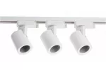 ZESTAW TRAX, 3 OPRAWY NA SZYNOPRZEWÓD, 3xGU10, max. 20*3, SZYNOPRZEWÓD 1-FAZOWY 1m, AC220-240V, BIAŁY