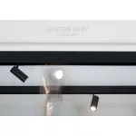 SYSTEM SHIFT - SPOT M oprawa na szynoprzewód 44x157x178mm 10W 24st czarny 5 lat gw CASAMBI