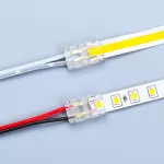 SZYBKOZŁĄCZKA DO TAŚM LED SC 2PIN COB/SMD IP20 PCB 8MM TAŚMA ZŁĄCZE DO PRZEWODU