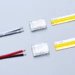SZYBKOZŁĄCZKA DO TAŚM LED SC 2PIN COB/SMD IP20 PCB 10MM TAŚMA ZŁĄCZE DO PRZEWODU