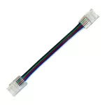 SZYBKOZŁĄCZKA DO TAŚM LED RGBW 5PIN SMD IP20 PCB 10MM TAŚMA PRZEWÓD 10cm TAŚMA