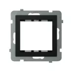SONATA Adapter podtynkowy systemu OSPEL 45 - kolor czarny metalik