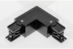 ŁĄCZNIK L 90° DO SZYNOPRZEWODU 3-FAZOWEGO X-RAIL, 101x101mm, ZEWNĘTRZNY, CZARNY