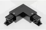 ŁĄCZNIK L 90° DO SZYNOPRZEWODU 3-FAZOWEGO X-RAIL, 101x101mm, WEWNĘTRZNY, CZARNY